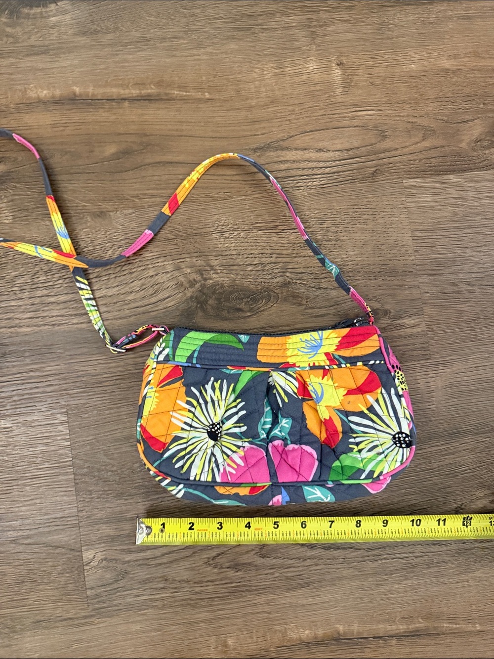 Vera Bradley Tropical Floral Quilted Crossbody - Multicolor